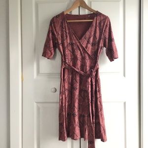 Toad&Co Cue Wrap Cafe Dress